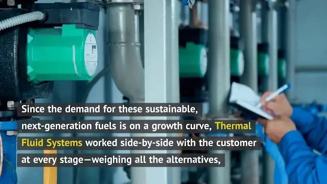 Custom Thermal Fluid System for a Biodiesel Processing Application
